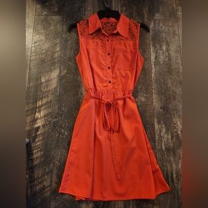 SM coral dress